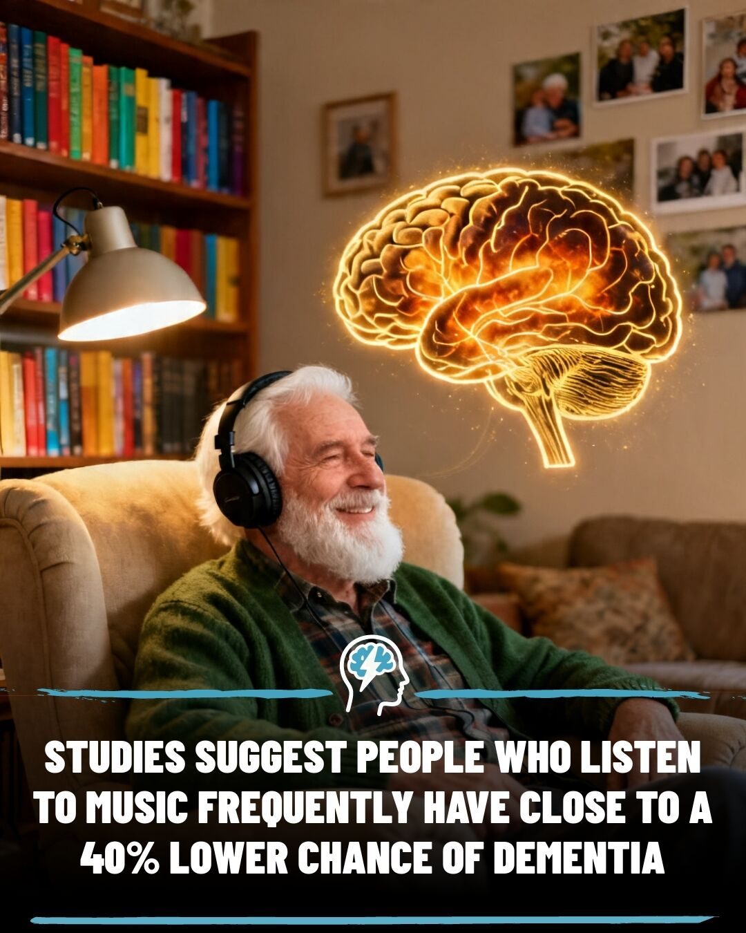 Music May Reduce Dementia Risk by 40% in Older Adults