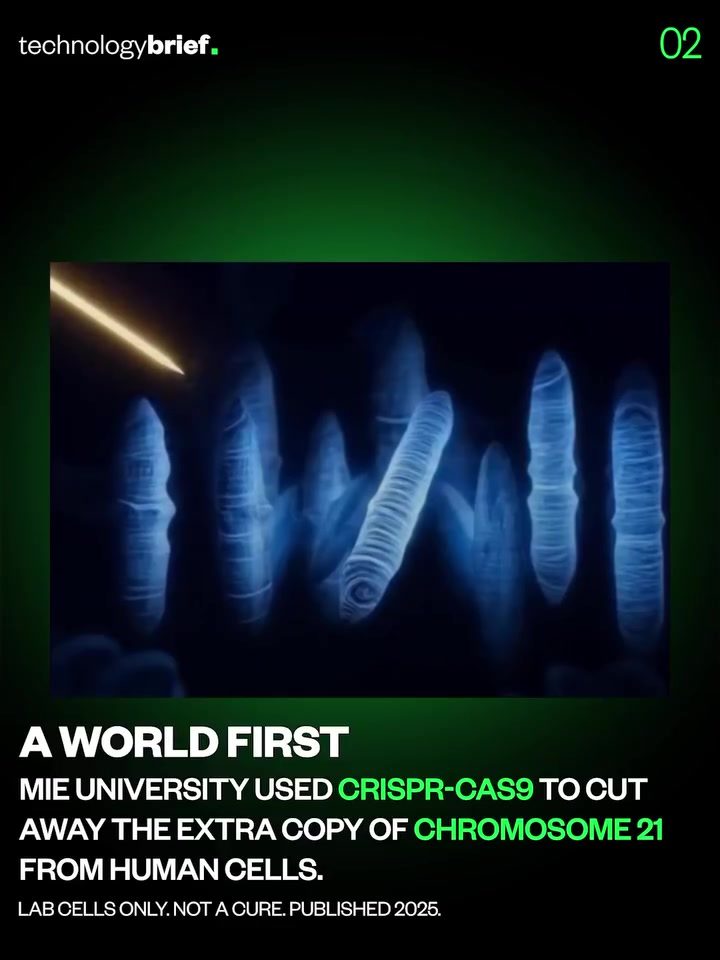 Breakthrough: CRISPR-Cas9 Removes Extra Chromosome 21