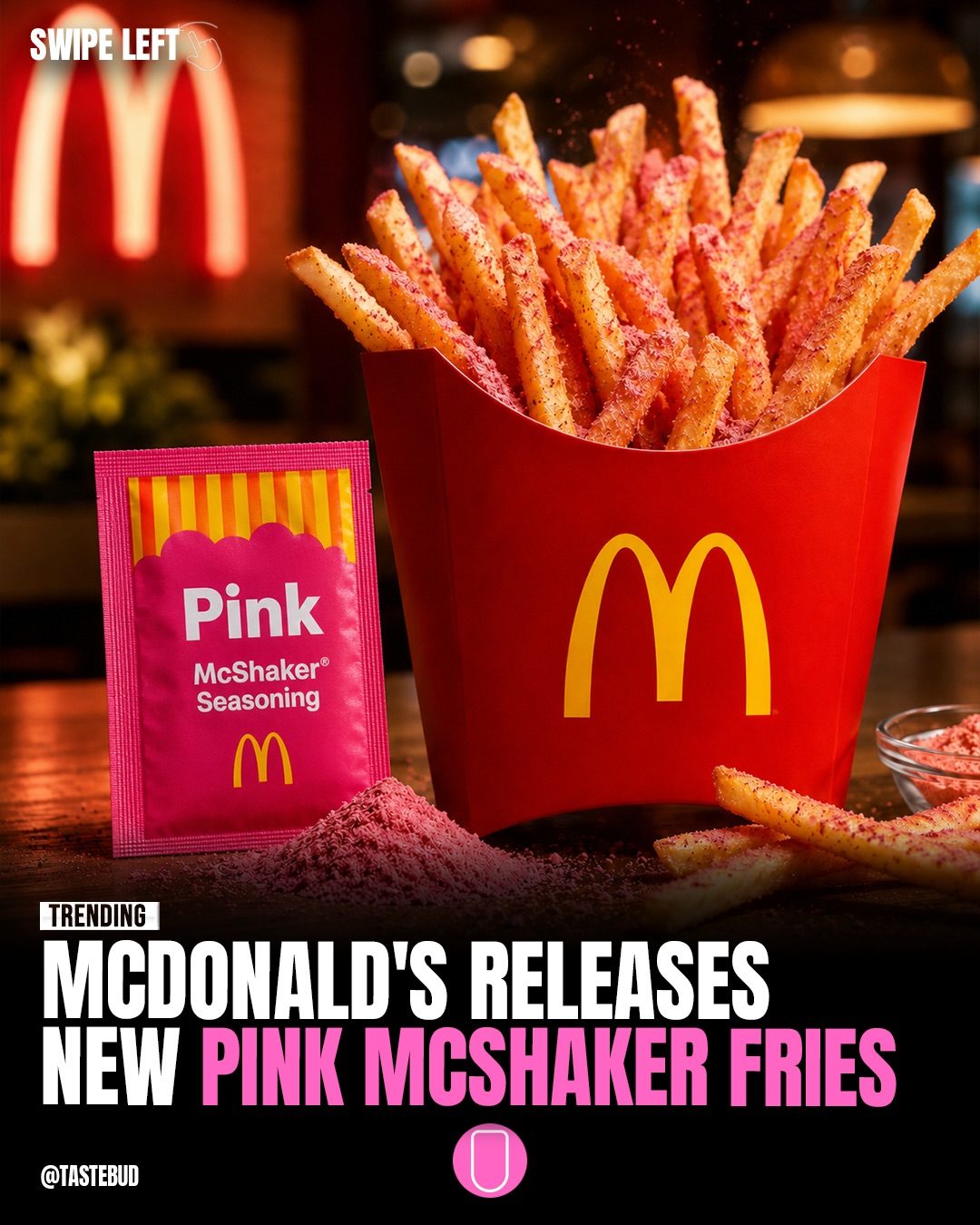 Pink McShaker Fries: McDonald's New Pink Seasoning Sensation