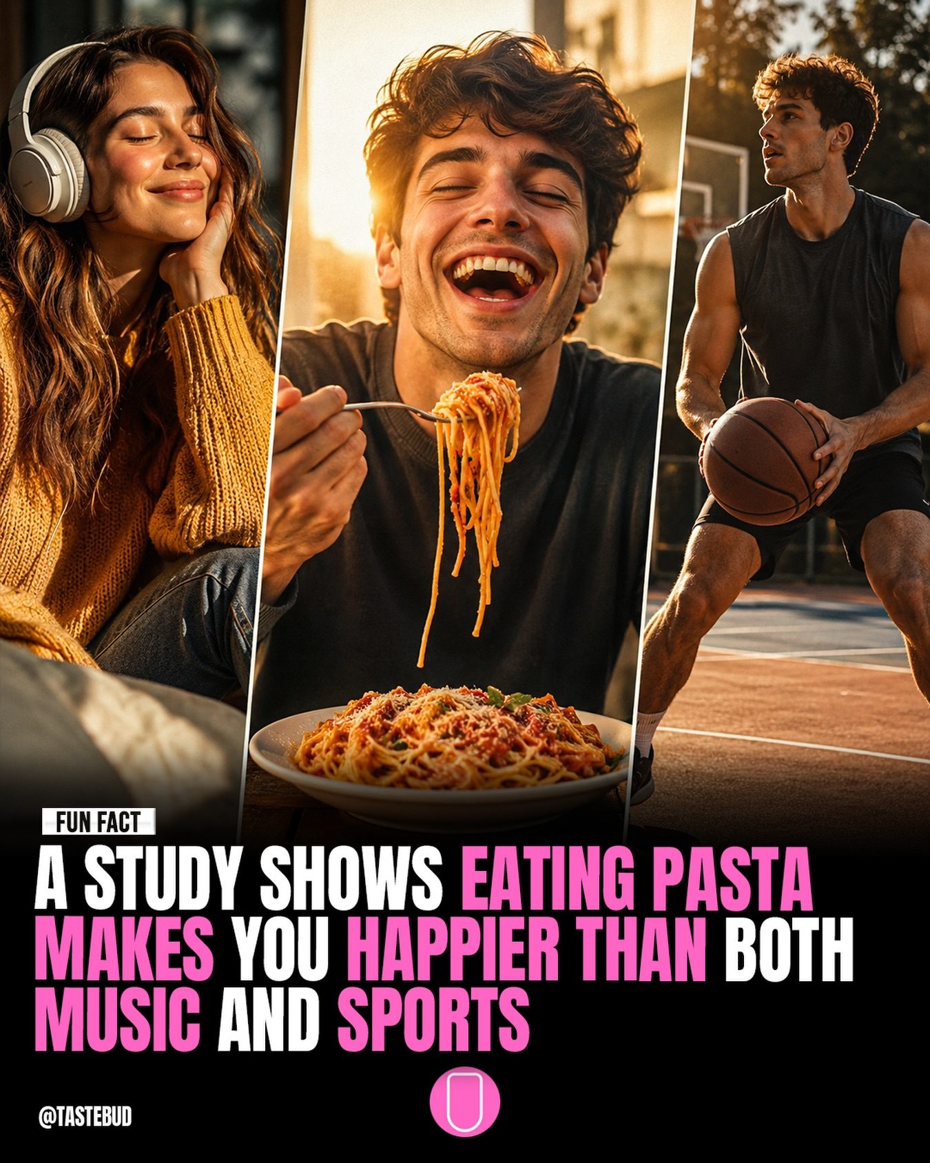 Does Eating Pasta Really Make You Happier Than Sports?