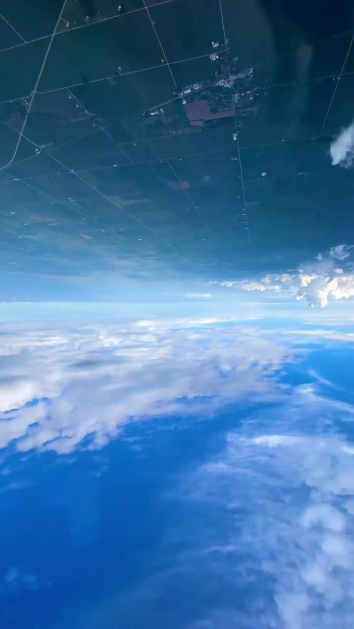 Aerial View of Landscapes and Clouds