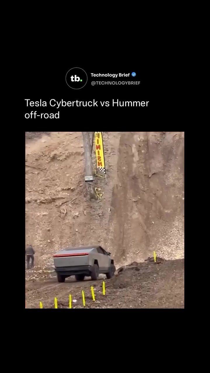 Tesla Cybertruck vs. Hummer: Muddy Off-Road Battle