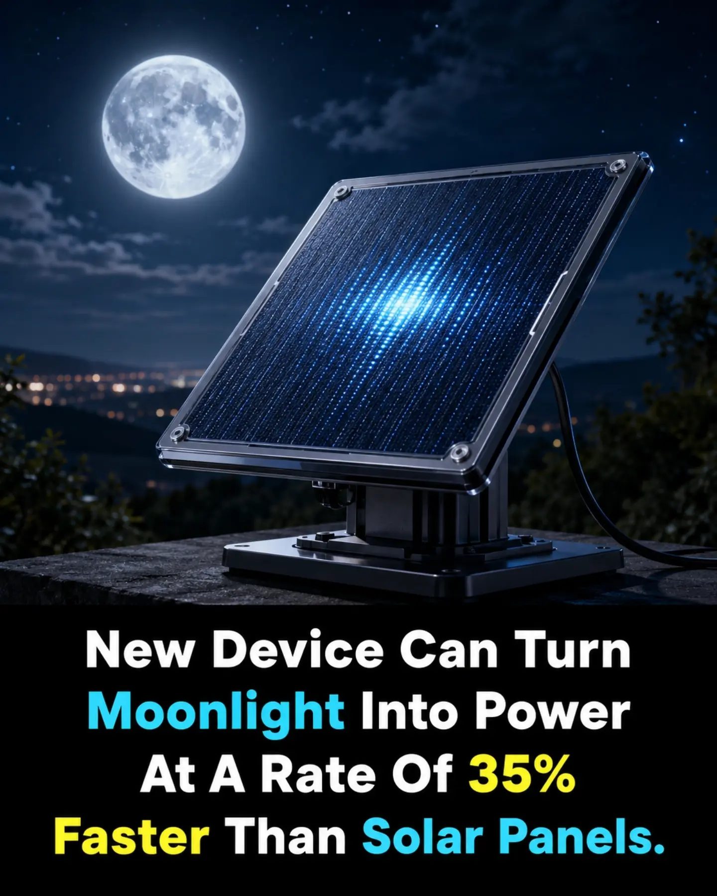 Moonlight Solar Panels: Generating Power from the Night Sky