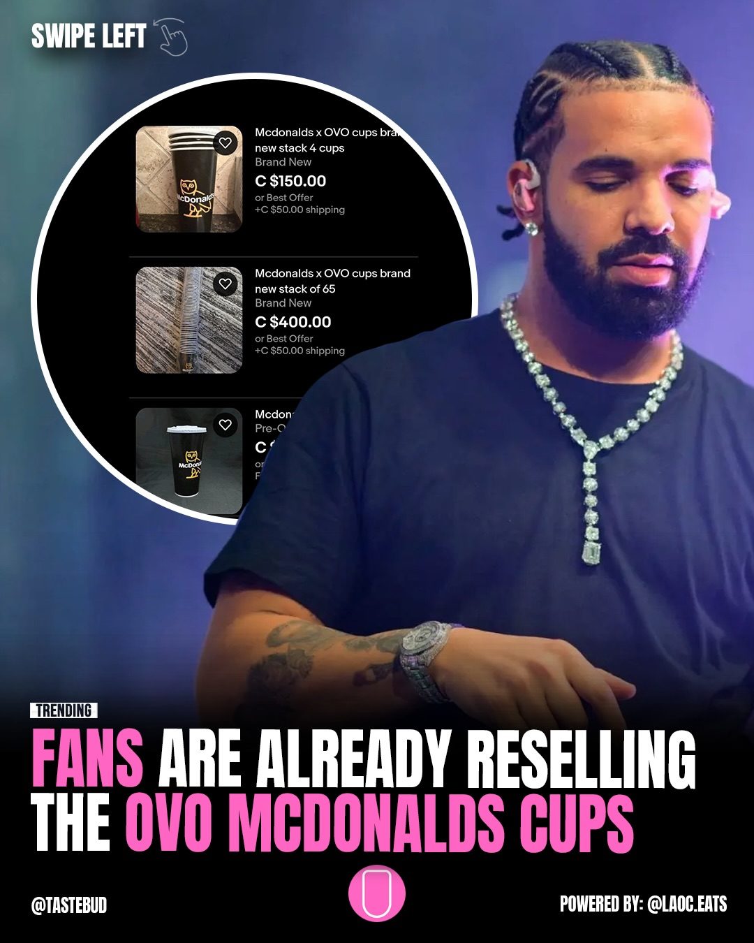 McDonald's x OVO Cup Resale: Prices Soar to $400