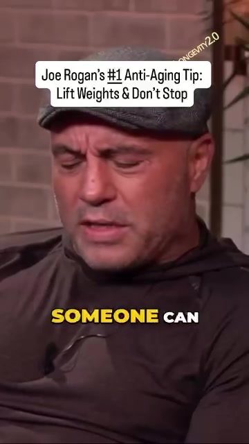 Joe Rogan's Top Anti-Aging Tip: Lift Weights Regularly