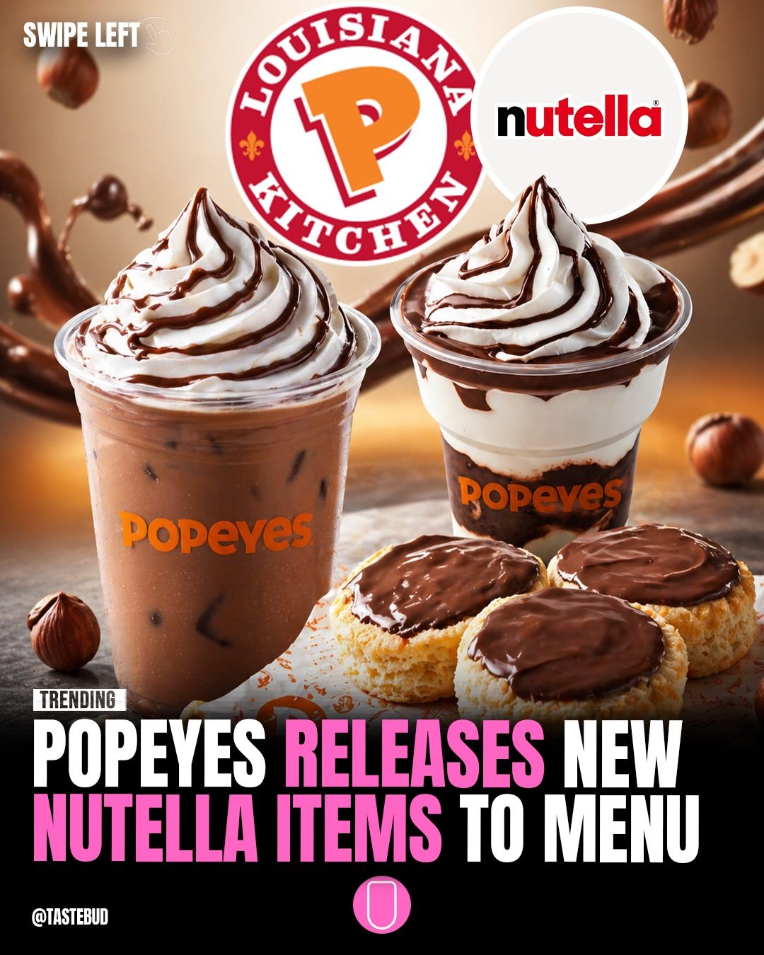 Popeyes Philippines Launches Nutella Dessert Menu