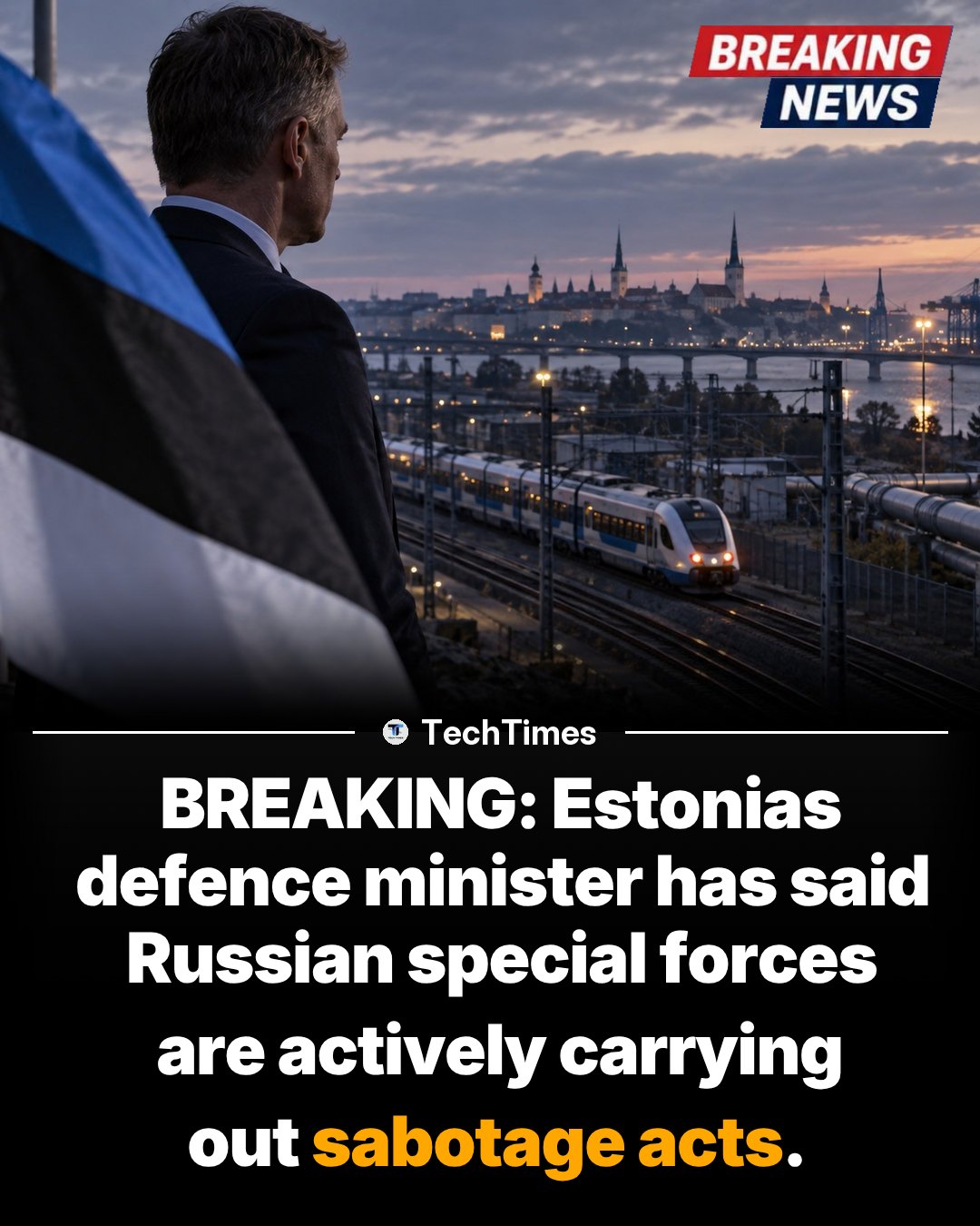 Estonia Defence Minister Accuses Russia of Sabotage