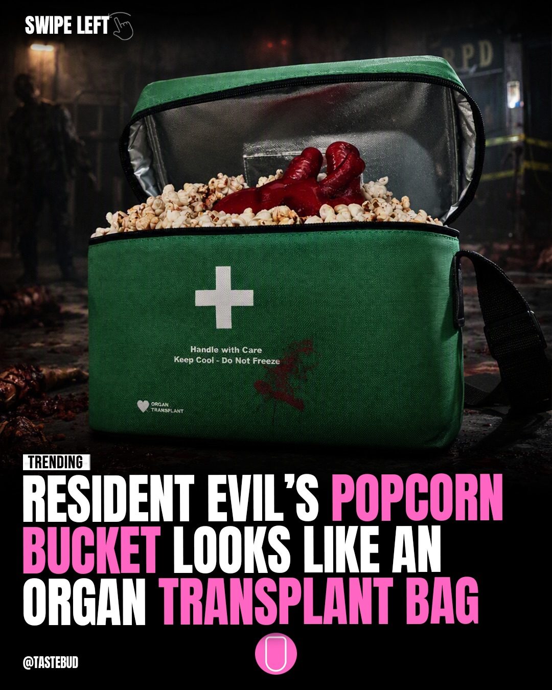Resident Evil Popcorn Bucket: Organ Transplant Design