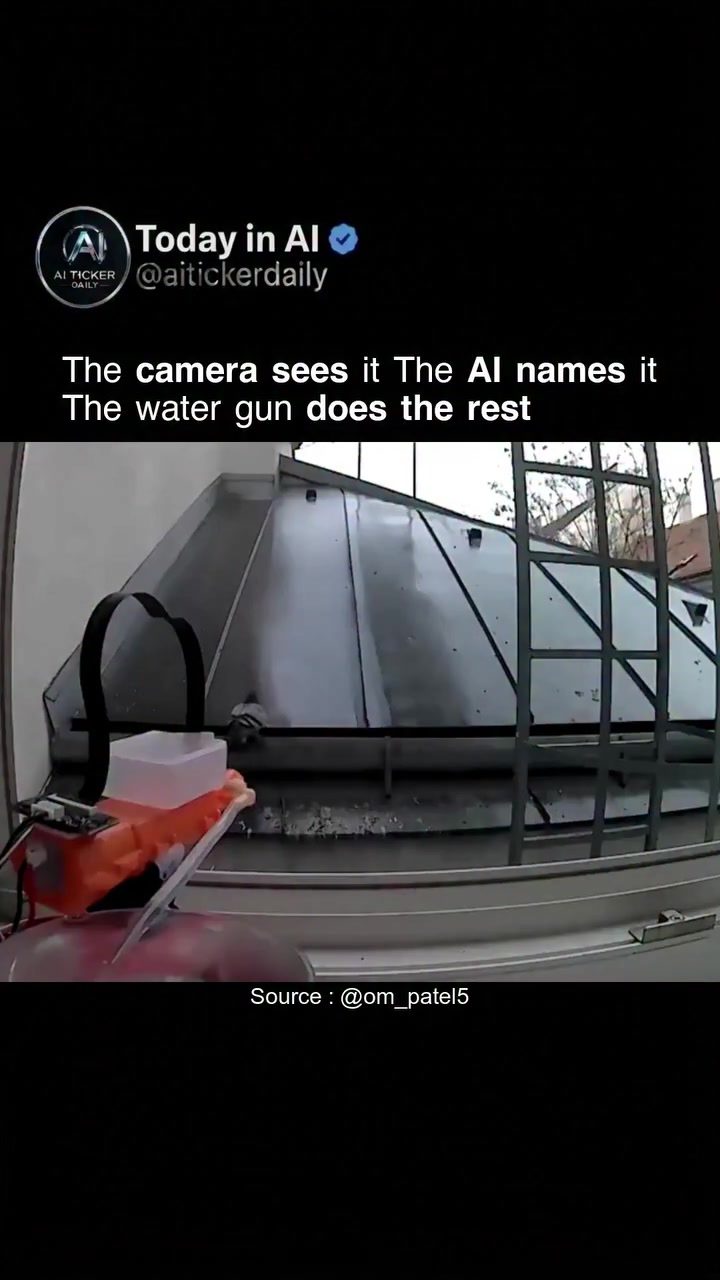 DIY AI Water Gun: Automatic Pest Control Innovation