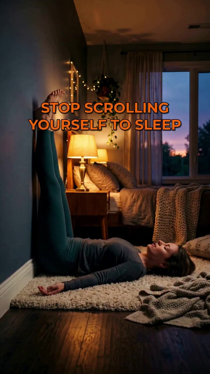 Legs Up the Wall: Quick Sleep Technique