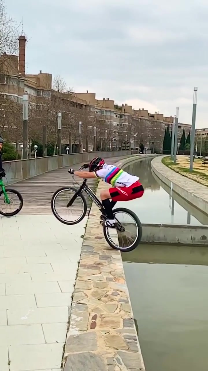 RAMCO Bike Stunt Over Canal