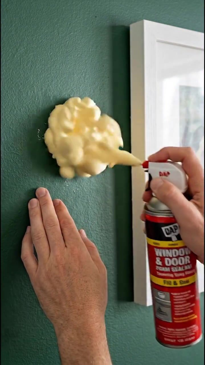 DIY: Fixing Blown-Out Wall Anchors with Foam Sealant