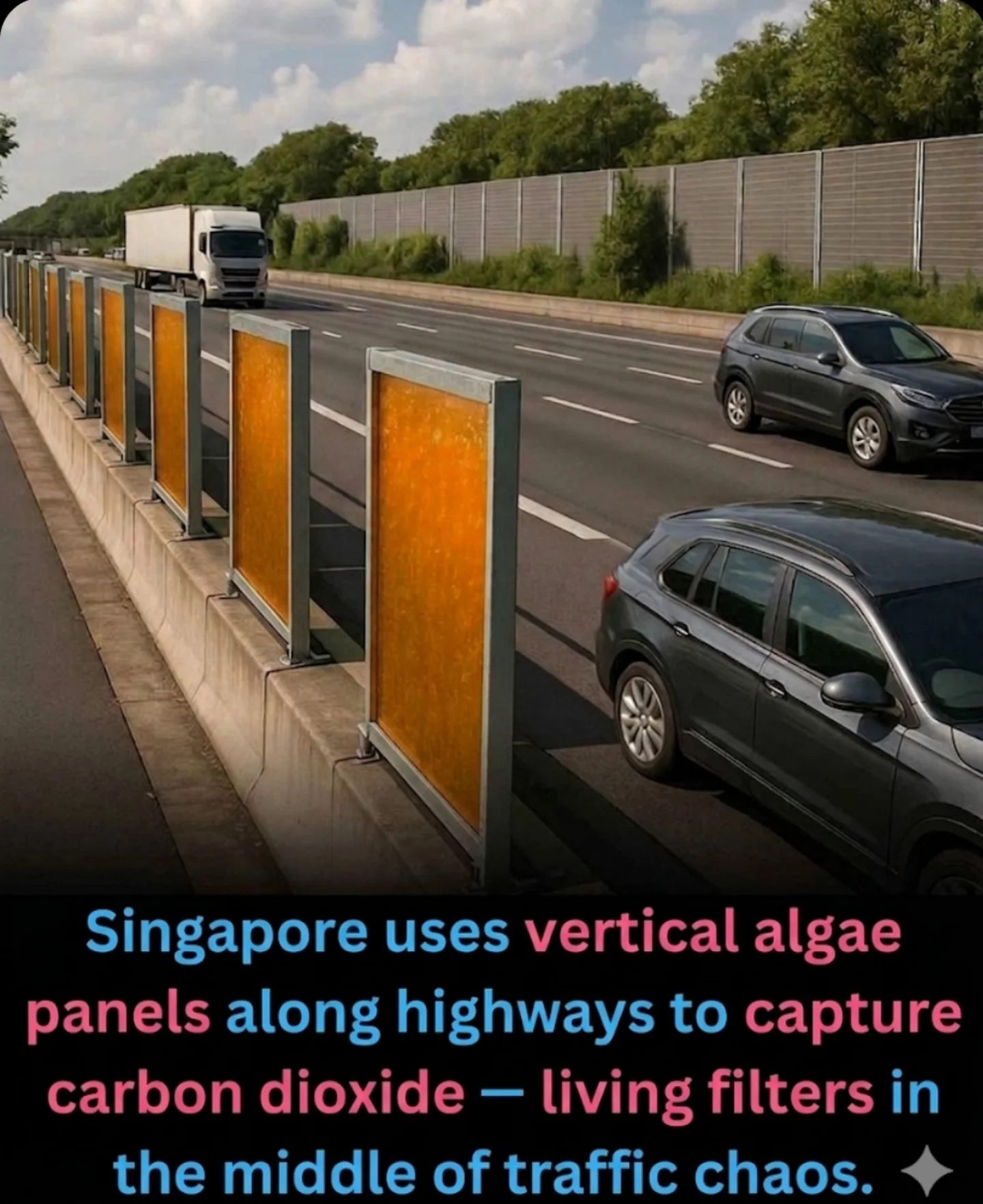 Singapore's Vertical Algae Panels Combat Urban Pollution