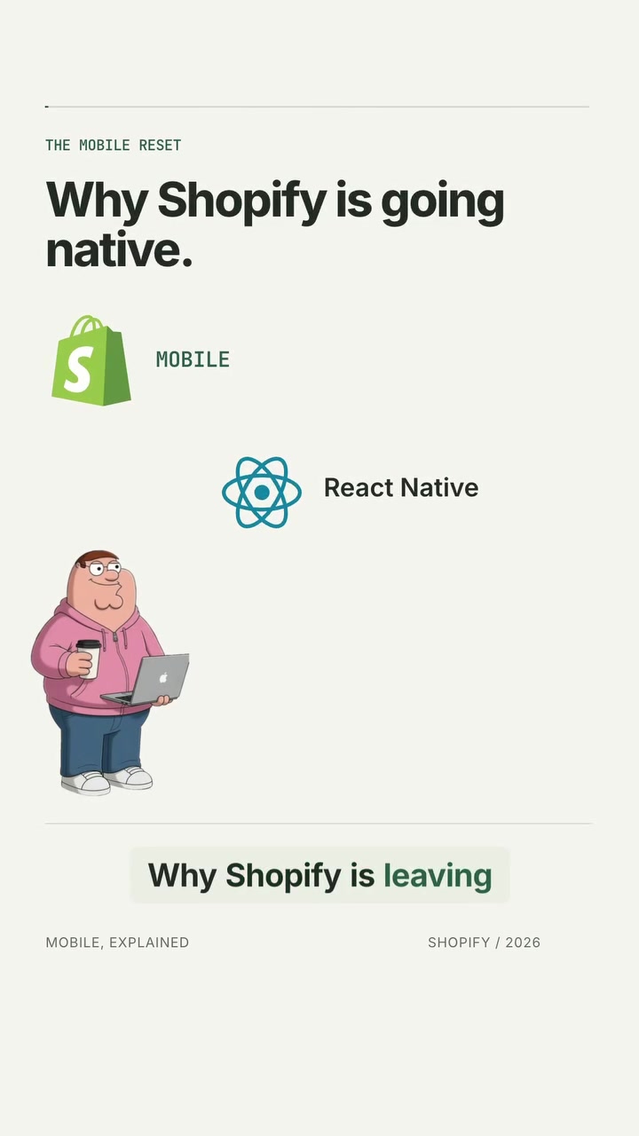 Shopify's Shift from React Native to Swift and Kotlin