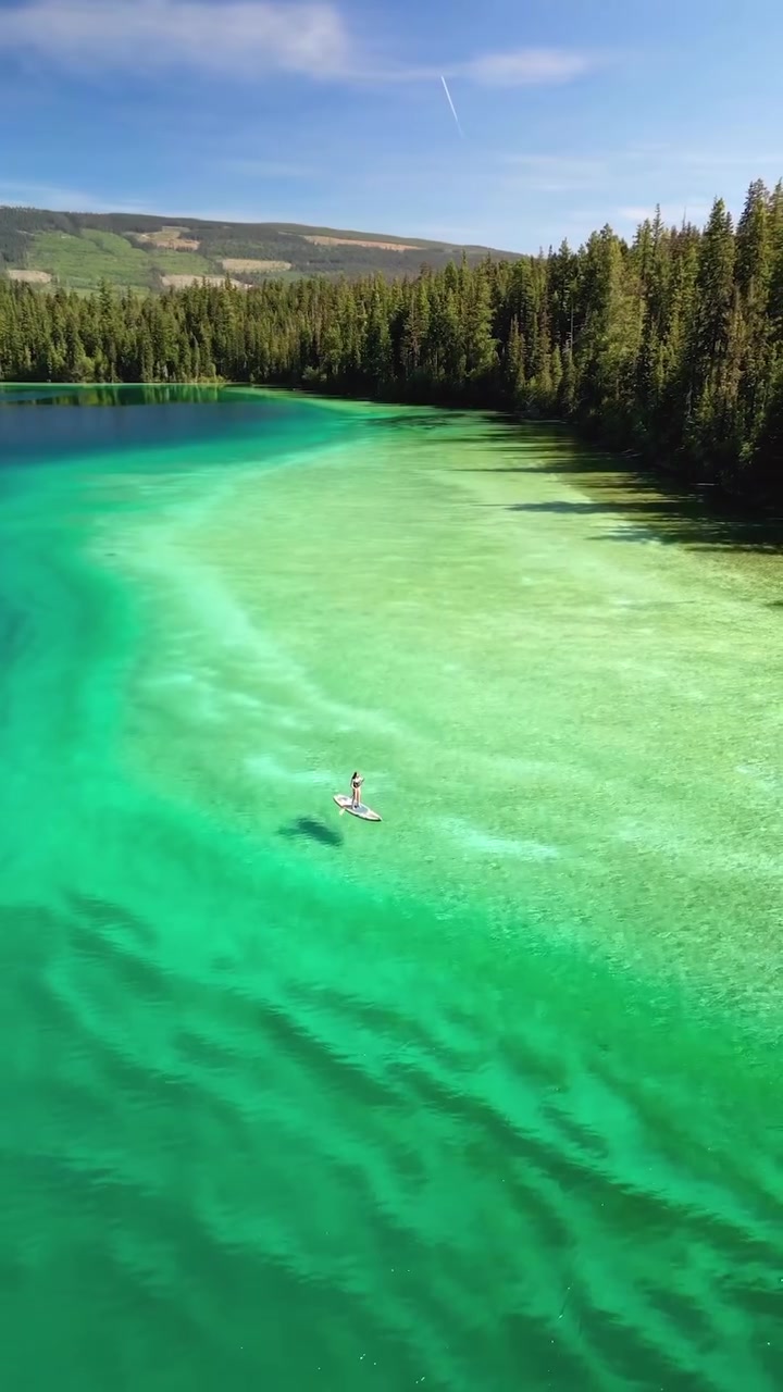 Paddleboarding Kamloops' Turquoise Lake