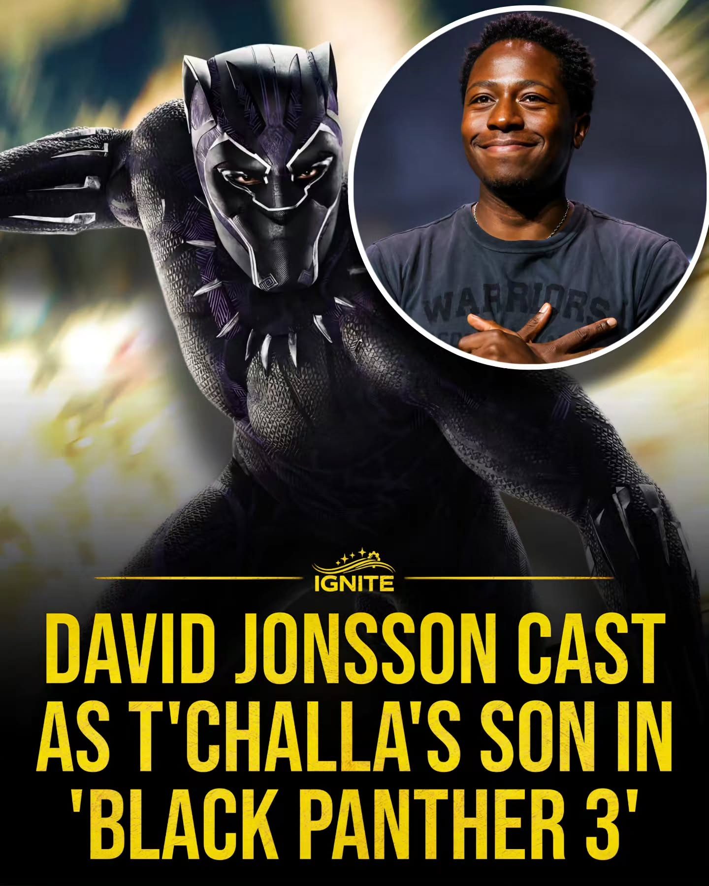 David Jonsson Cast as T'Challa's Son in 'Black Panther 3
