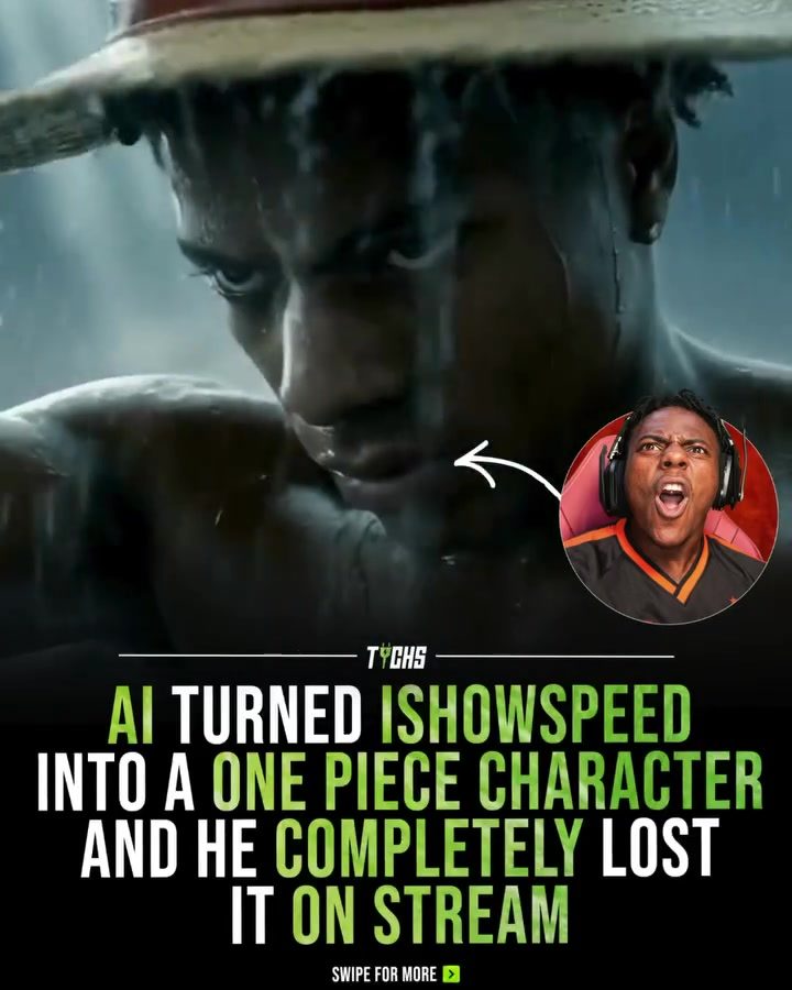 IShowSpeed's Shocking AI Transformation into One Piece