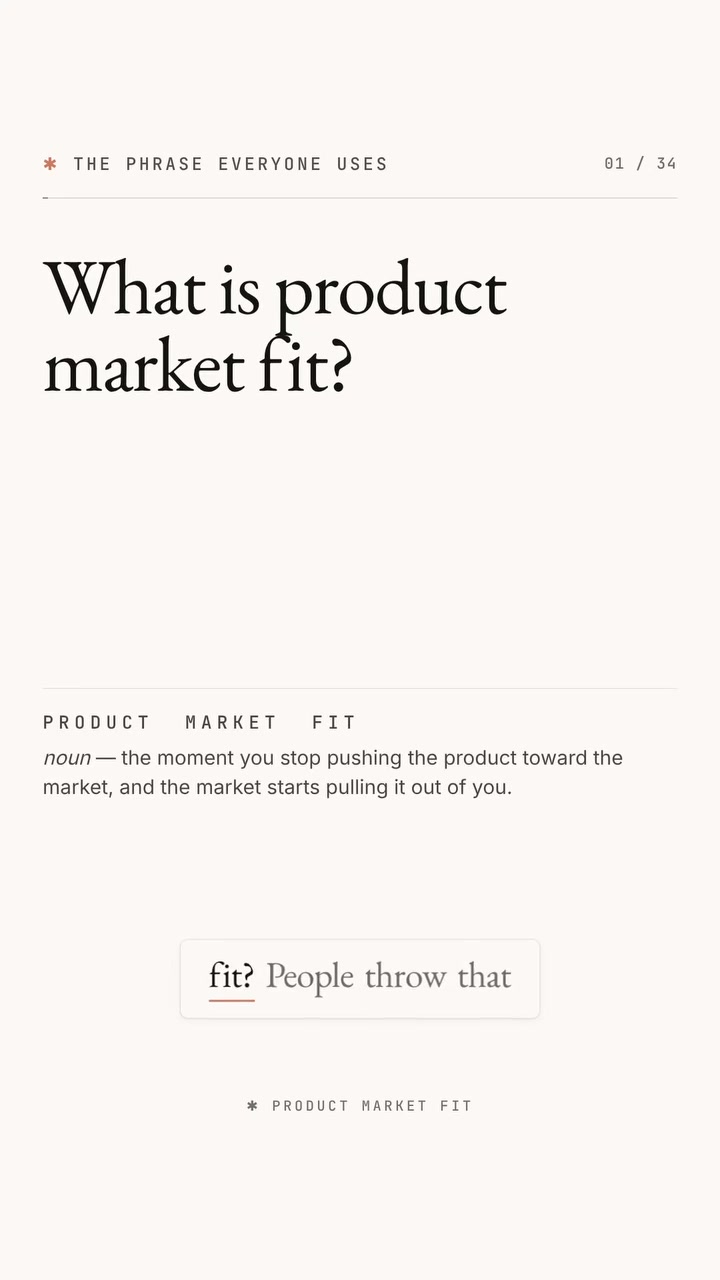 Product Market Fit: Signals and Misconceptions