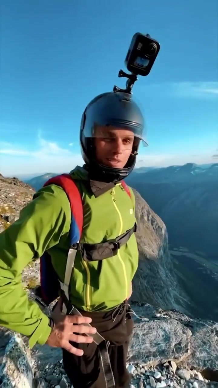 Mountain Climbing with GoPro: First-Person View