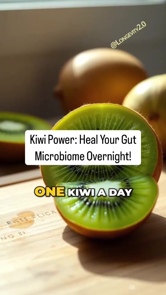 Kiwi's Rapid Healing Effect on Gut Microbiome