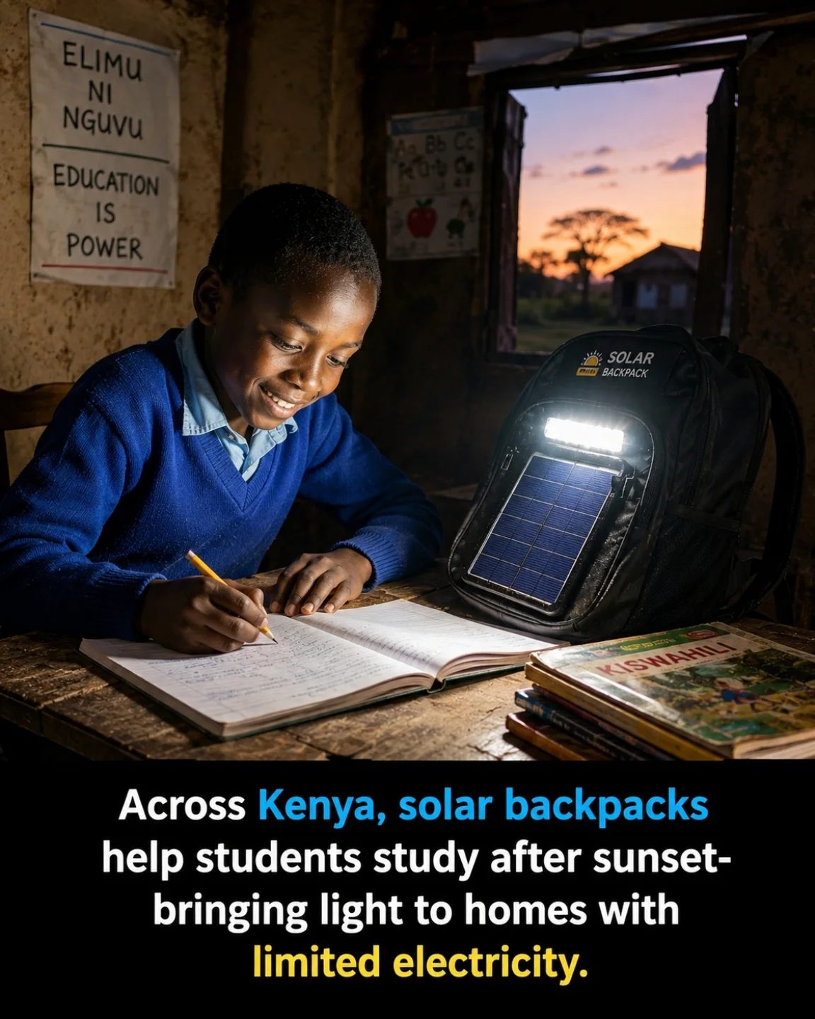 Solar Backpacks: Empowering Students in Kenya