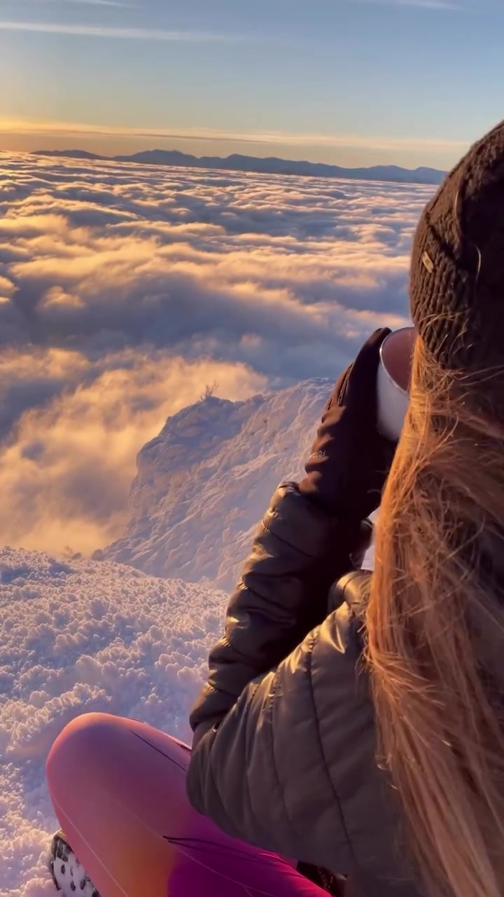 Veľký Choč Mountain Sunrise View from Slovakia