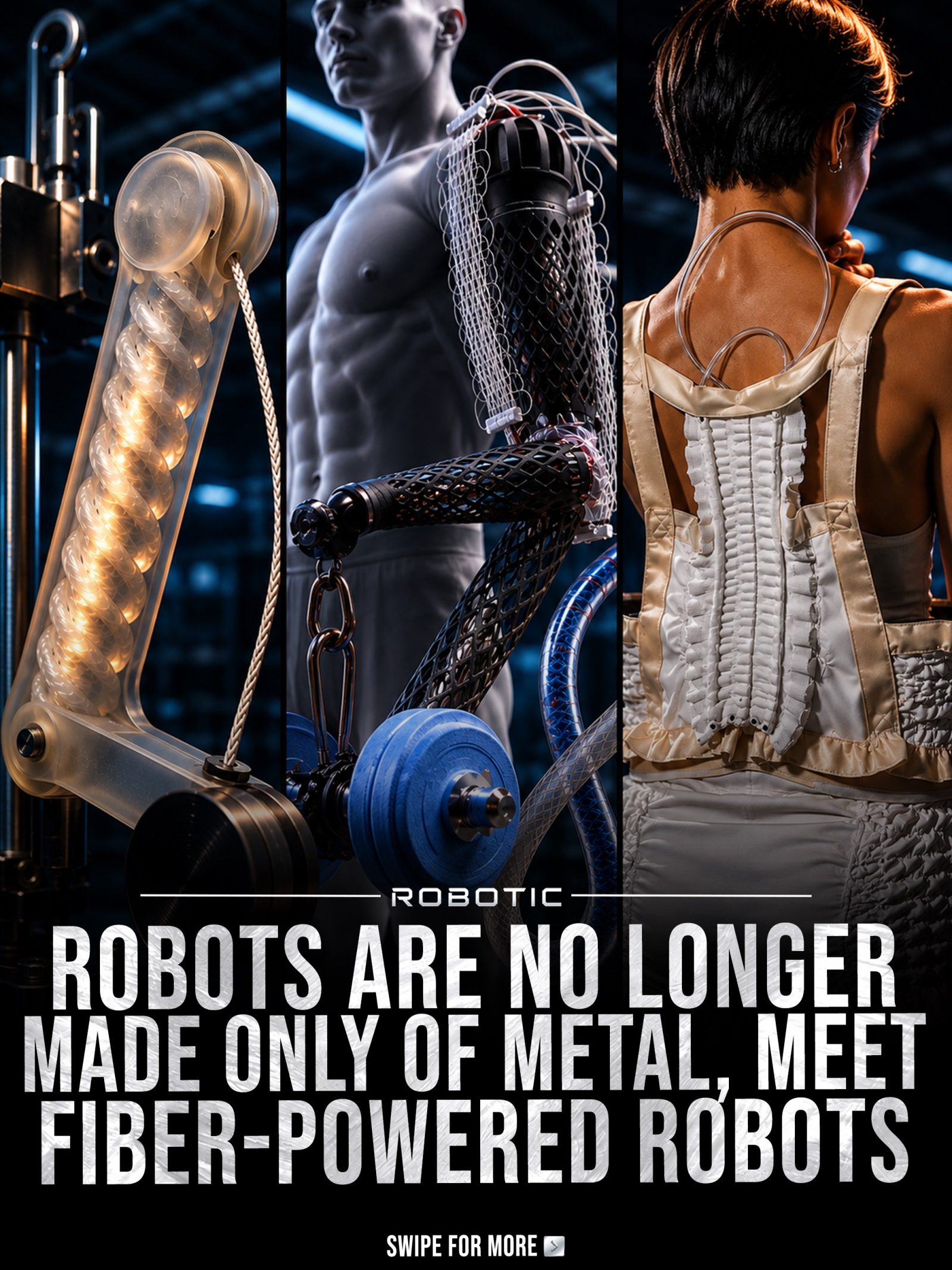 Fiber-Powered Robots: Revolutionizing Soft Robotics with Flexible Arms