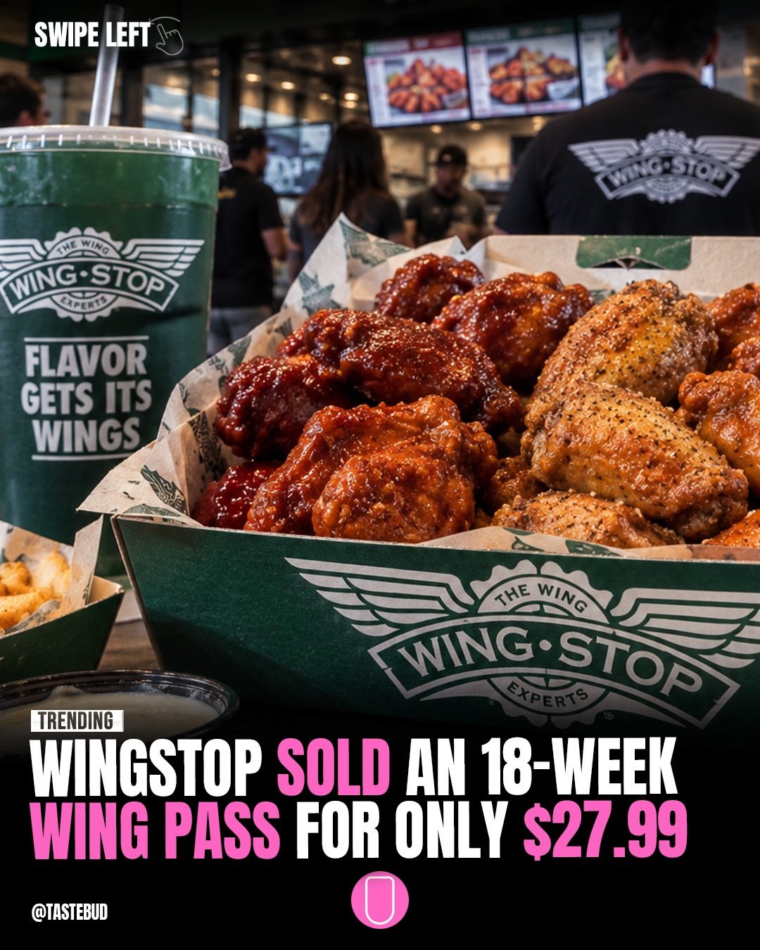 Wingstop 18-Week Wing Pass: $27.99 Deal