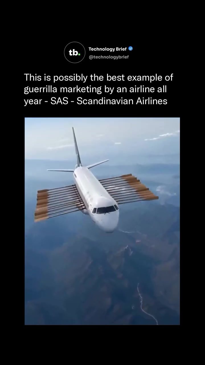 Scandinavian Airlines' Viking Oars Ad: Guerrilla Marketing at Its Best