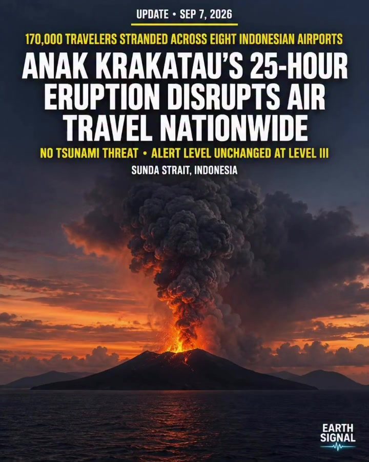 Anak Krakatau Eruption: 170,000 Stranded in Indonesia