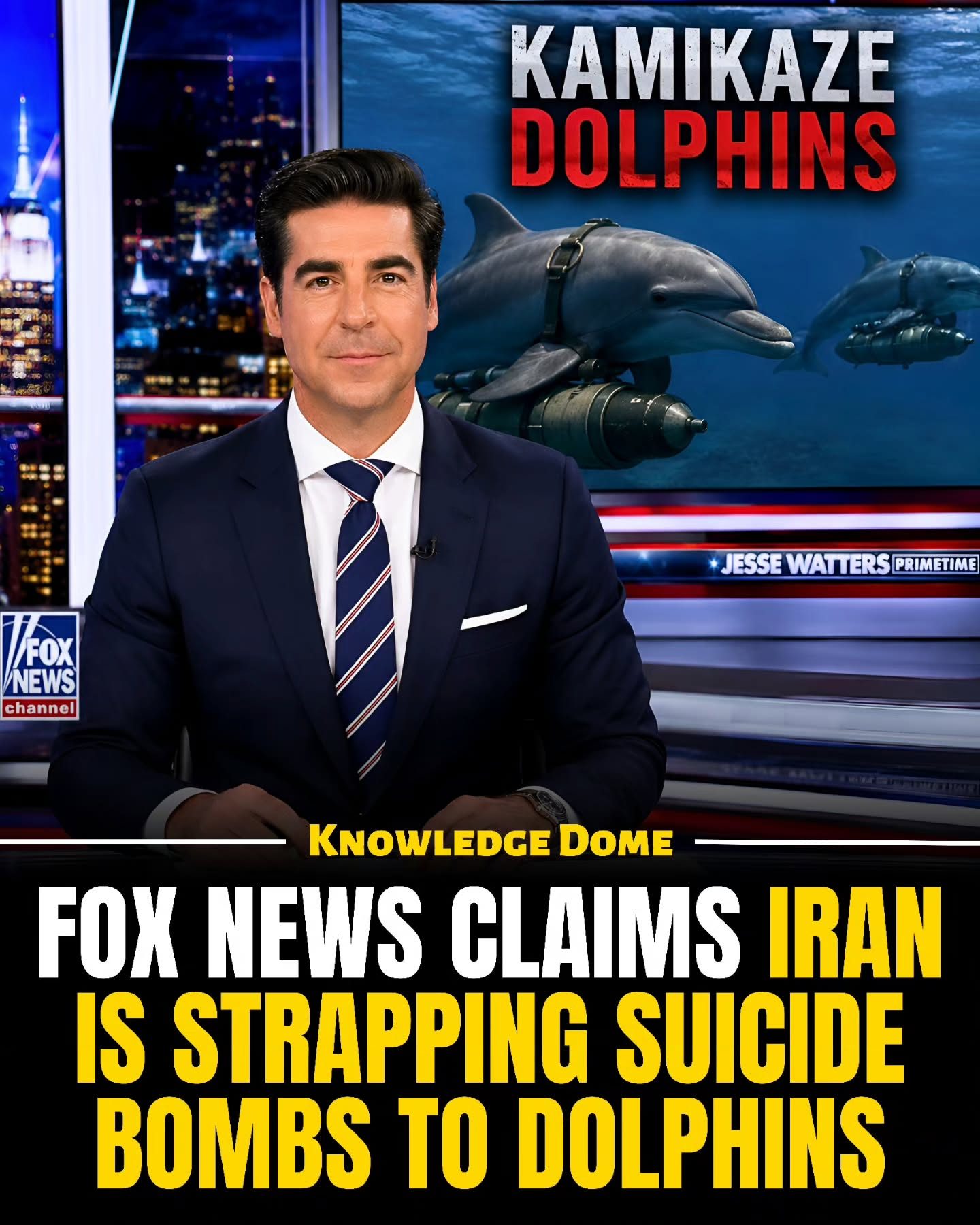 Fox News' Satirical Take on Iran's Kamikaze Dolphins