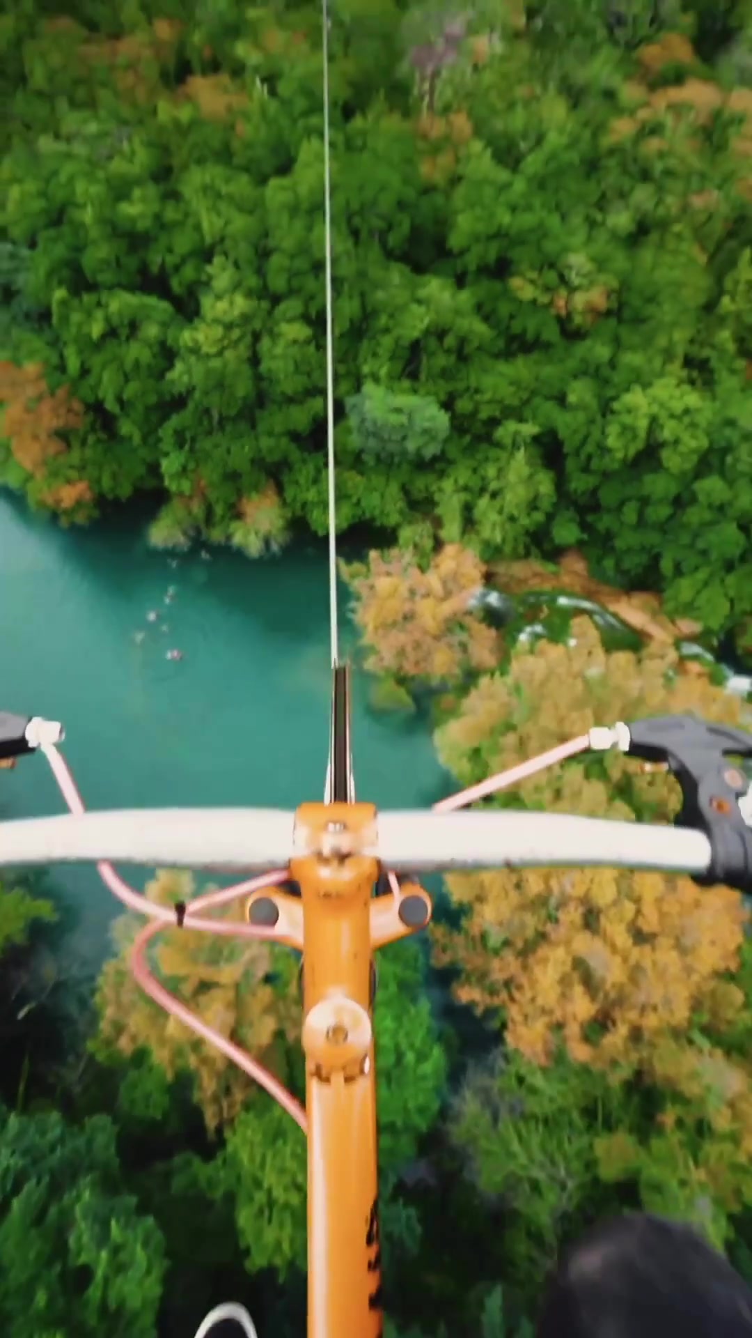 Ziplining with a Bicycle in Huasteca Potosina