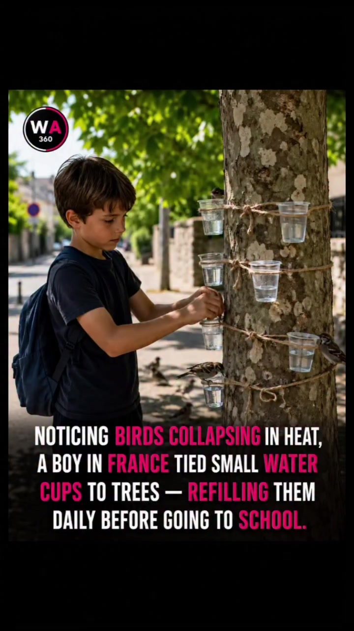 Inspired by a Young Boy's Kindness: How Small Acts Help Birds in France