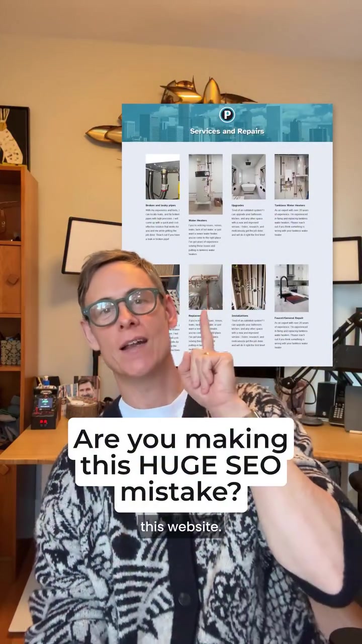 SEO Mistakes: Why One Services Page Hurts Rankings