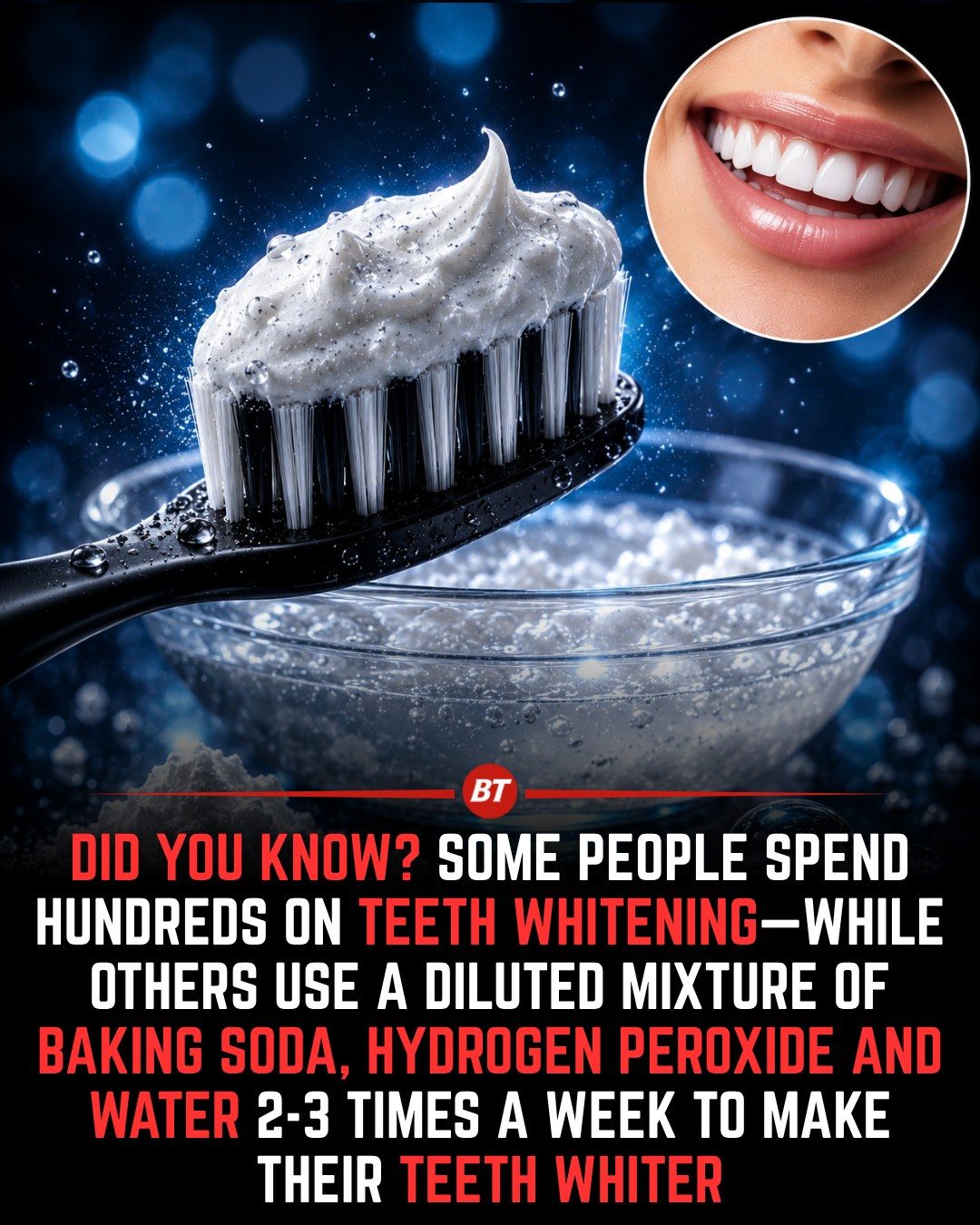 DIY Teeth Whitening: Baking Soda and Hydrogen Peroxide