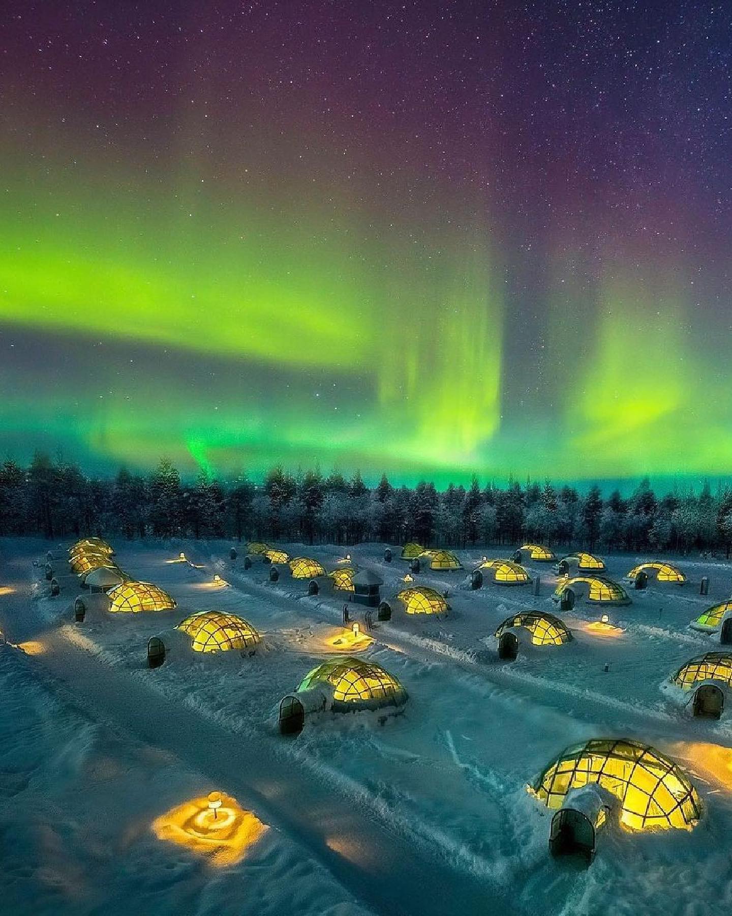 Finland's Aurora Borealis and Winter Lodges