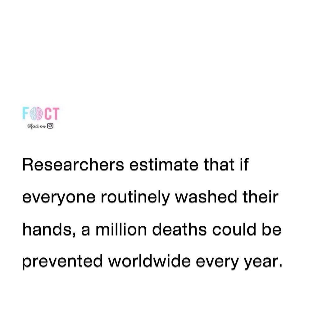 Handwashing: Prevent a Million Deaths Annually