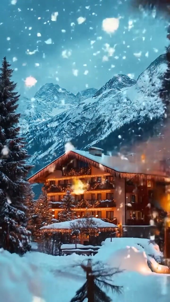 Experience the Magic: Luxury Chalets in Snowy Mountain Landscapes