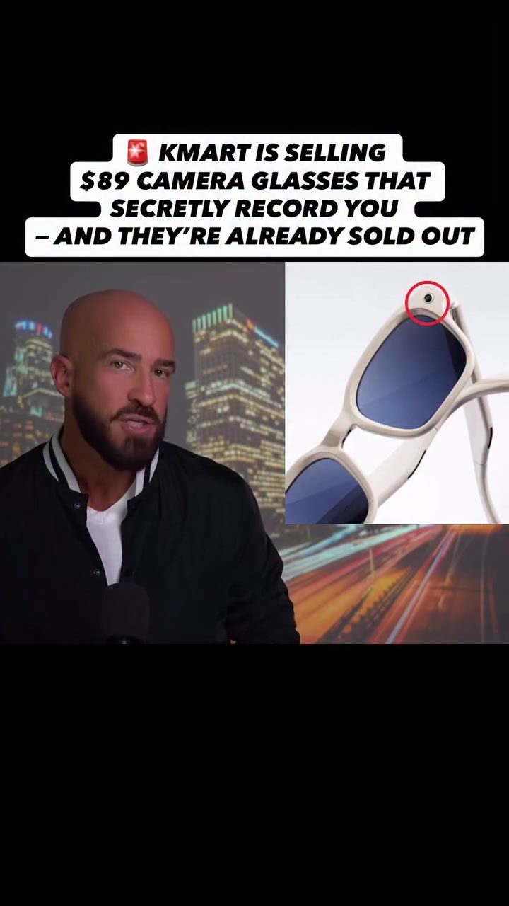 Kmart's $89 Camera Glasses Spark Privacy Debate
