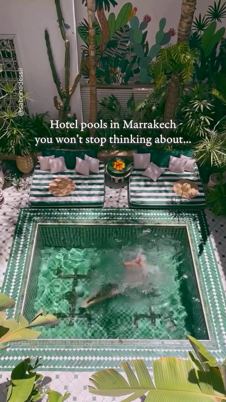 Marrakech Hotel Pools: Six Luxurious Spots