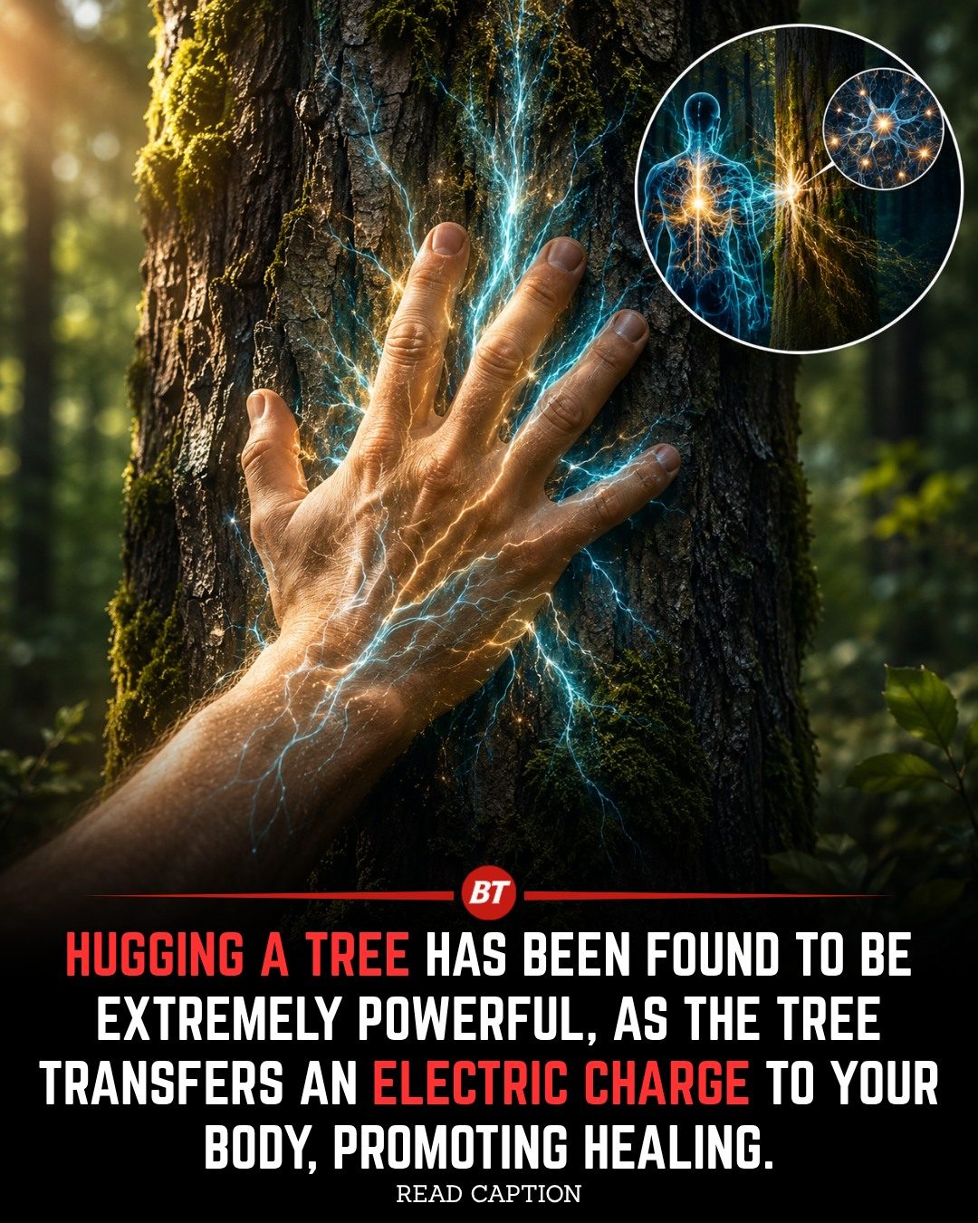Hugging Trees: Exploring the Electric Healing Benefits