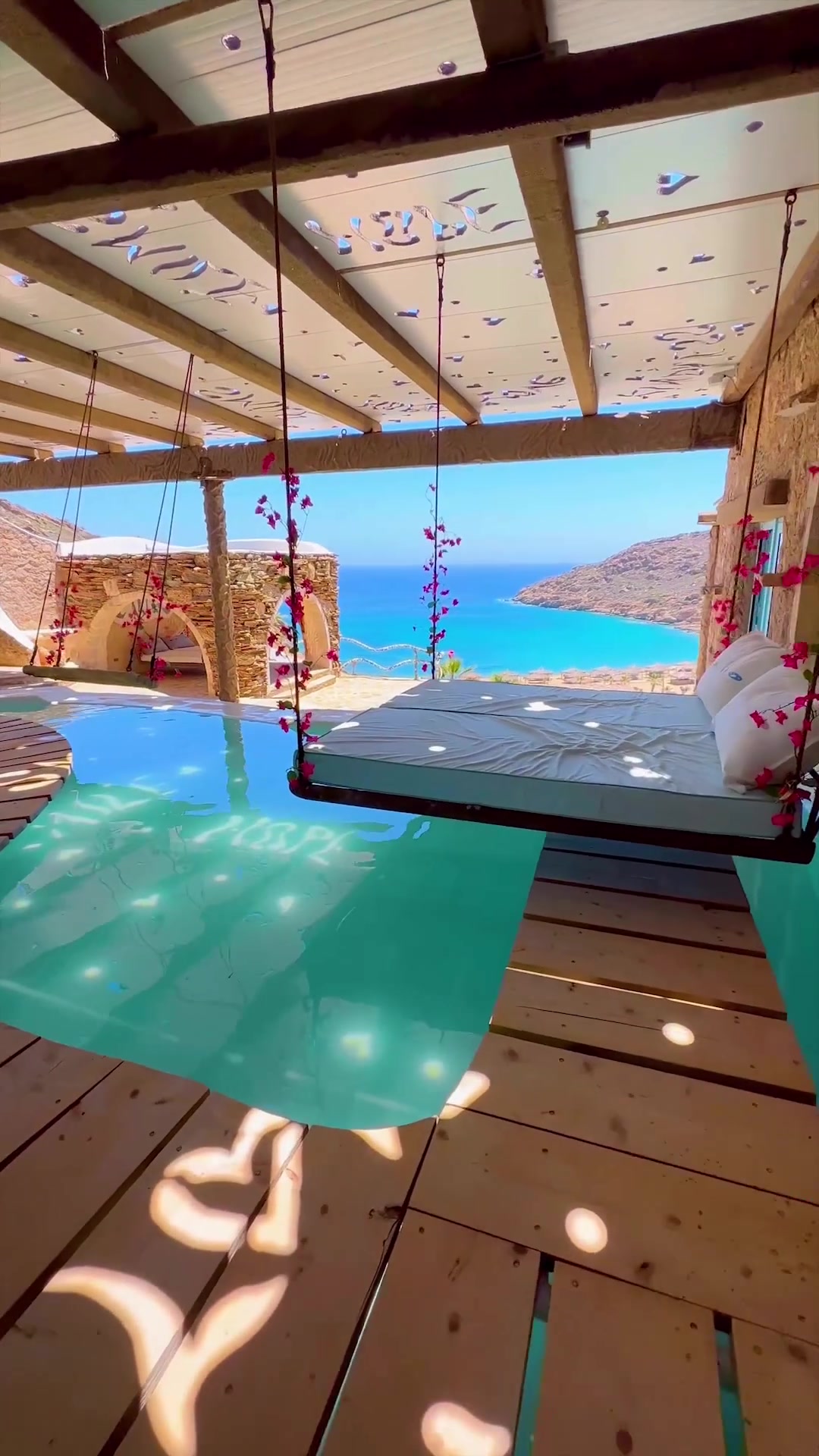 Luxury Pool Swing in Ios, Greece