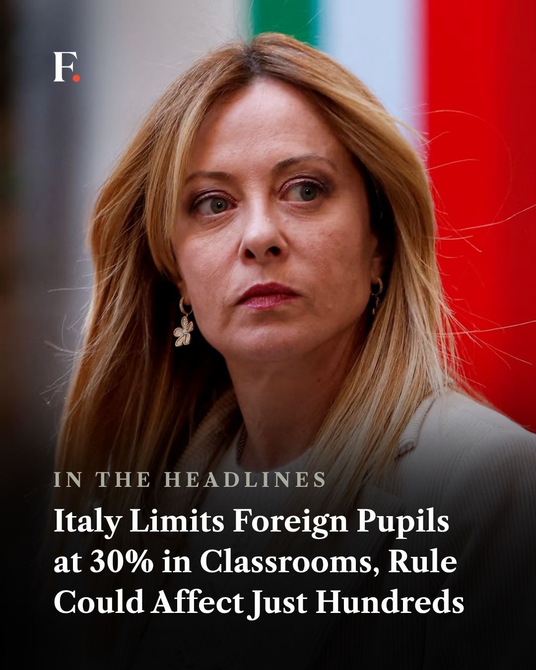 Italy's 30% Limit on Foreign Pupils in Classrooms