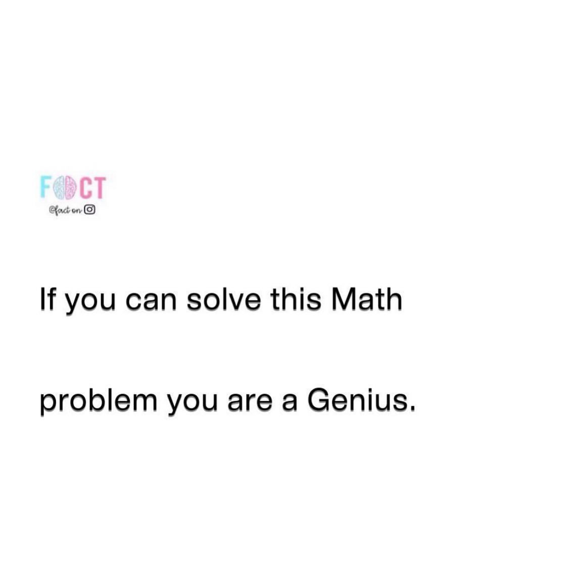 Can You Solve This Math Problem From FOCT?