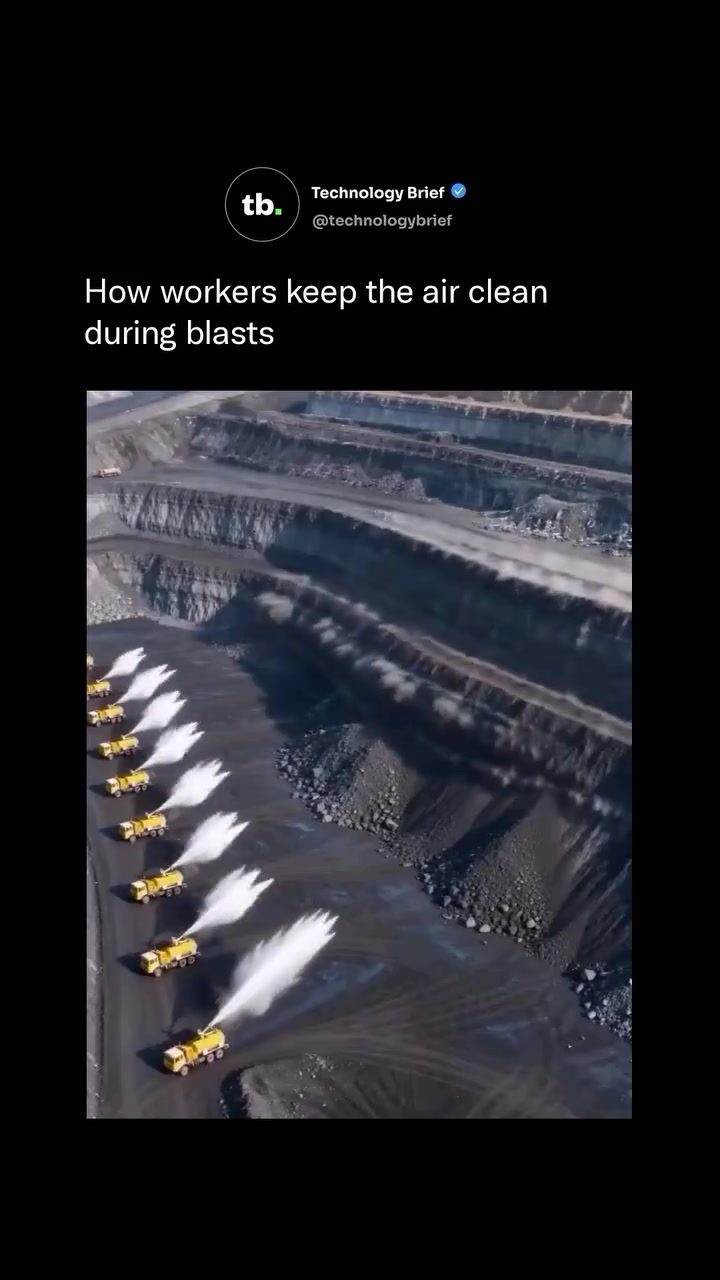 Dust Control in Open-Pit Mining with Water Trucks