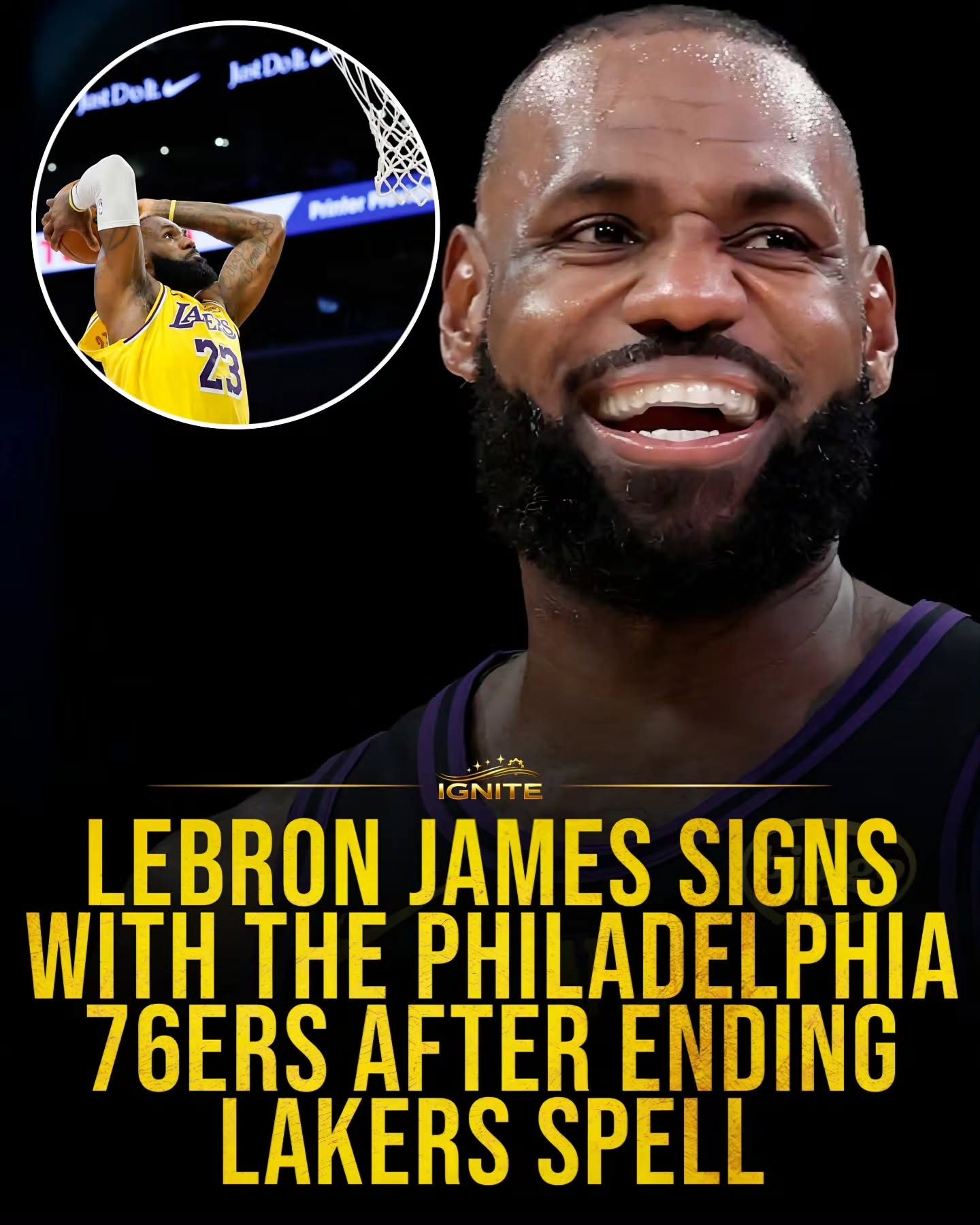 LeBron James Joins 76ers After Lakers Era