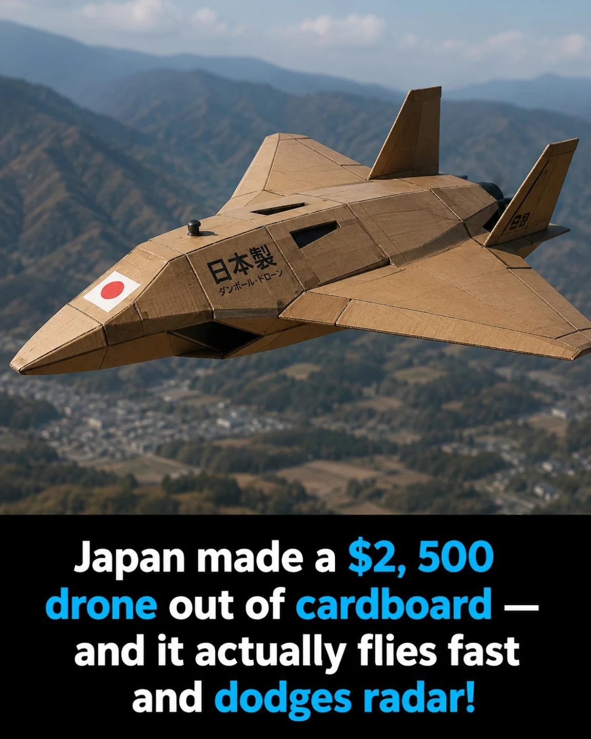 Japanese Cardboard Drone: Real or Radar-Proof Mirage?
