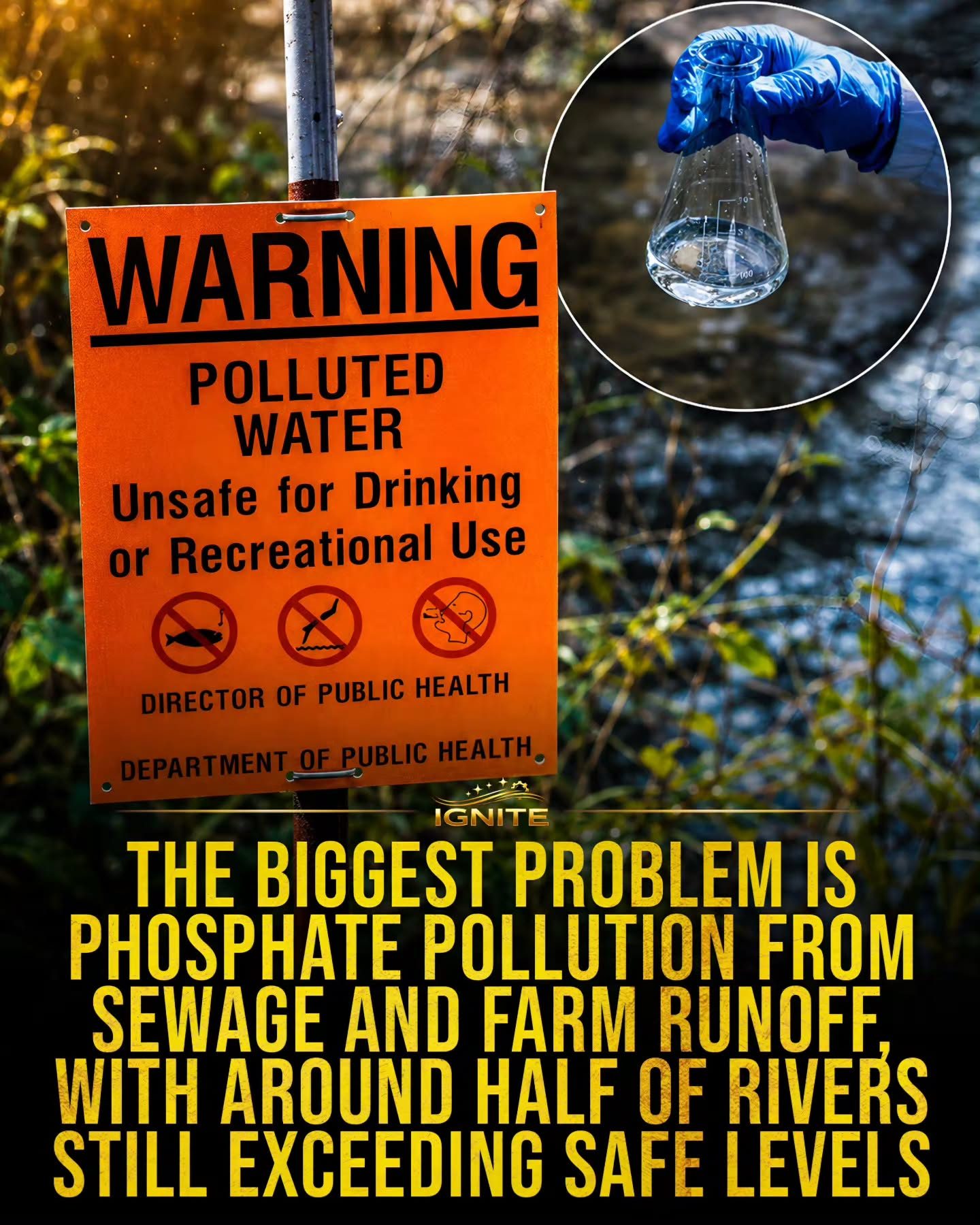 England's Waterways in Crisis: Phosphate Pollution and Public Health Risks