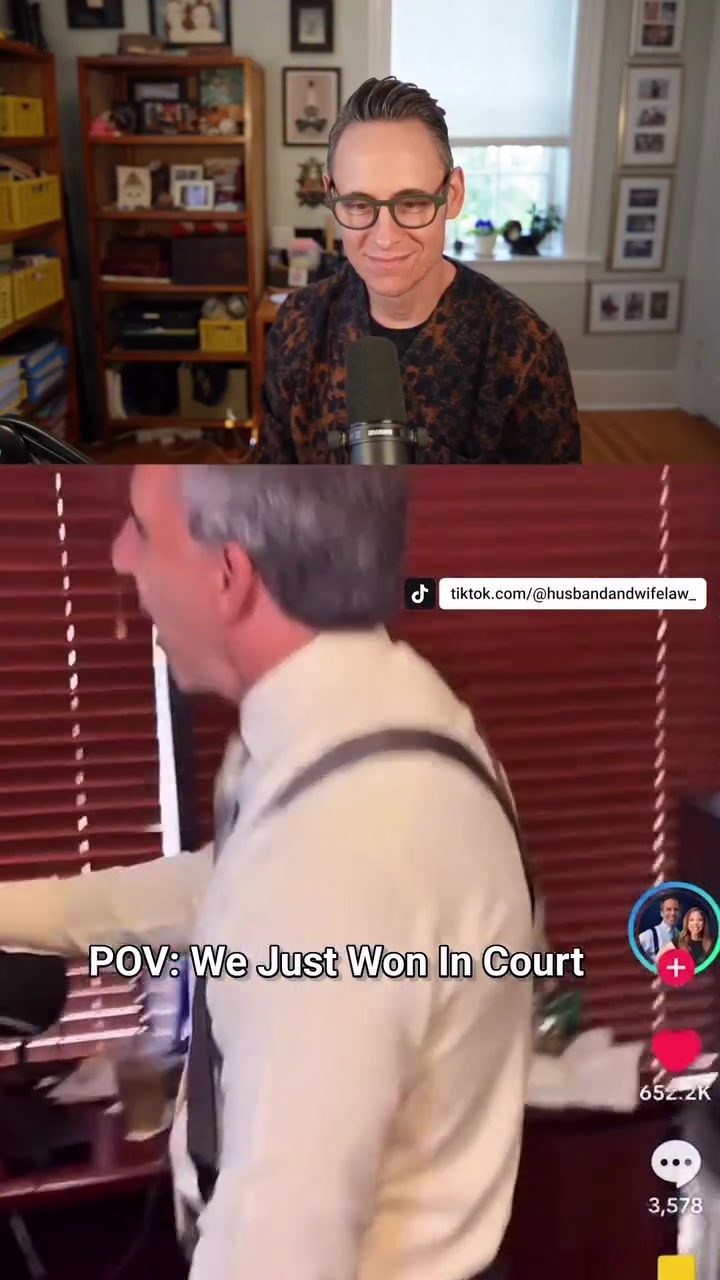Lawyer's Viral TikTok: Celebrating Court Wins with Humor