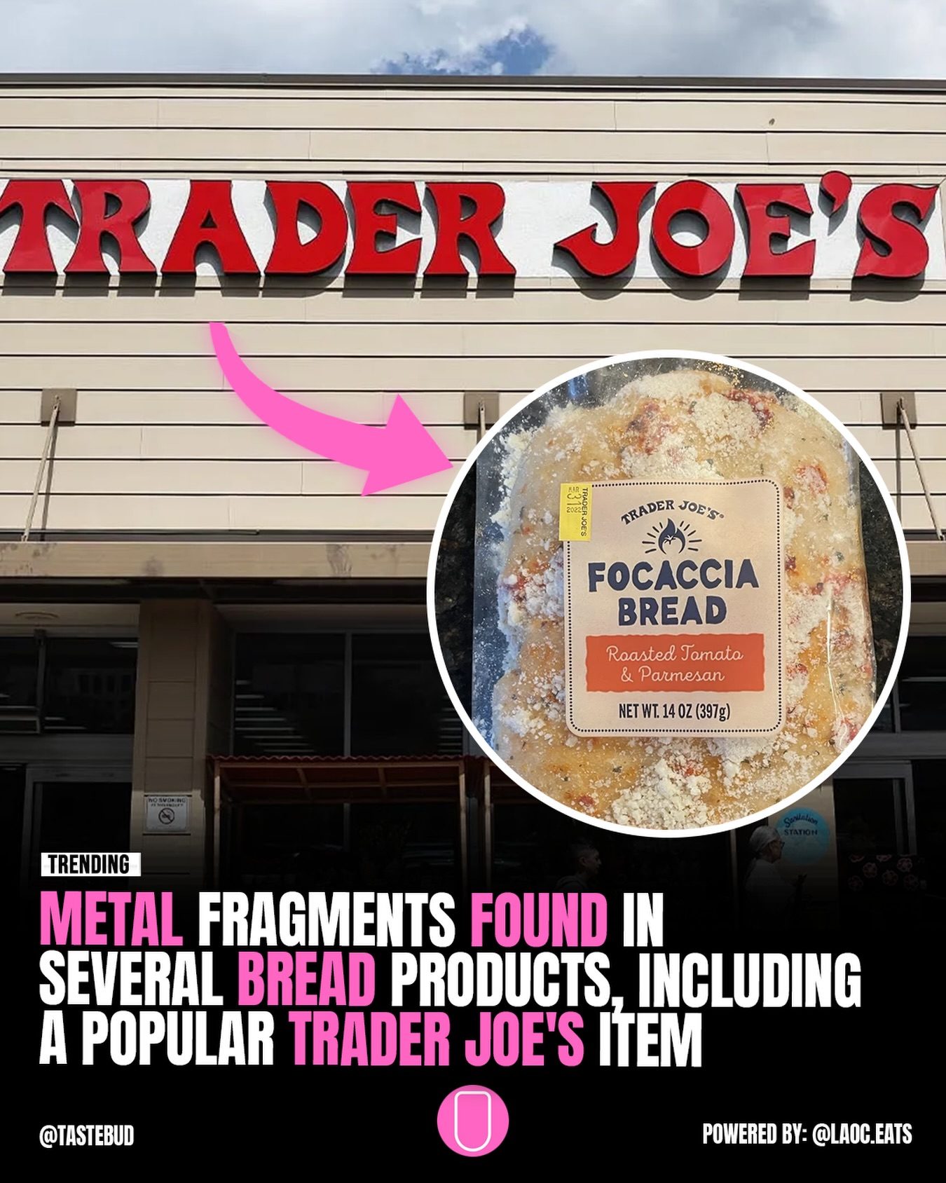 Trader Joe's Recalls Bread Due to Metal Contamination